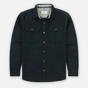 Jetty - Horizon Flannel Button Down Shirt - Carbon